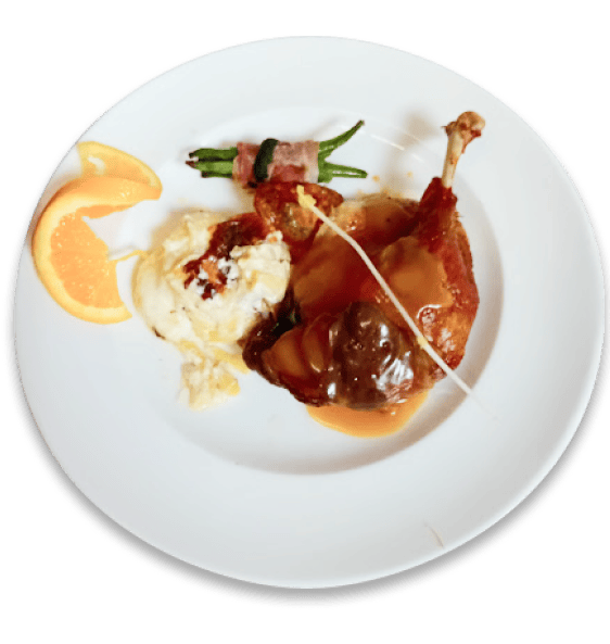 Plats de cuisine française auvec des produtis frais de saison, Restaurant Le Village à Maurepas à 20 mn de Versailles (78)